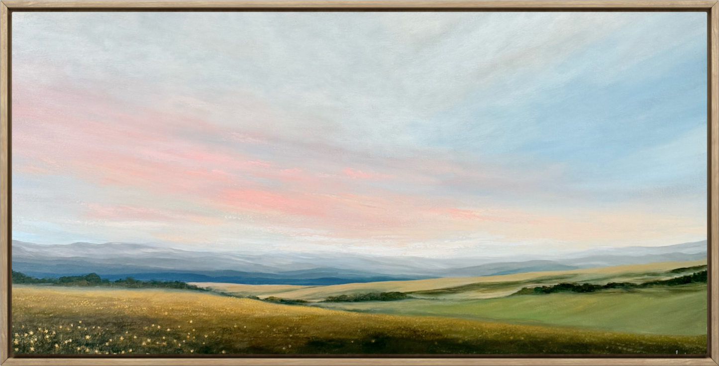 The last blush of day