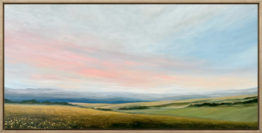 The last blush of day